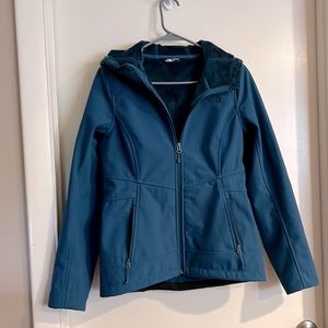 Womens small north face jacket. Soft fleece on the inside. Like new.